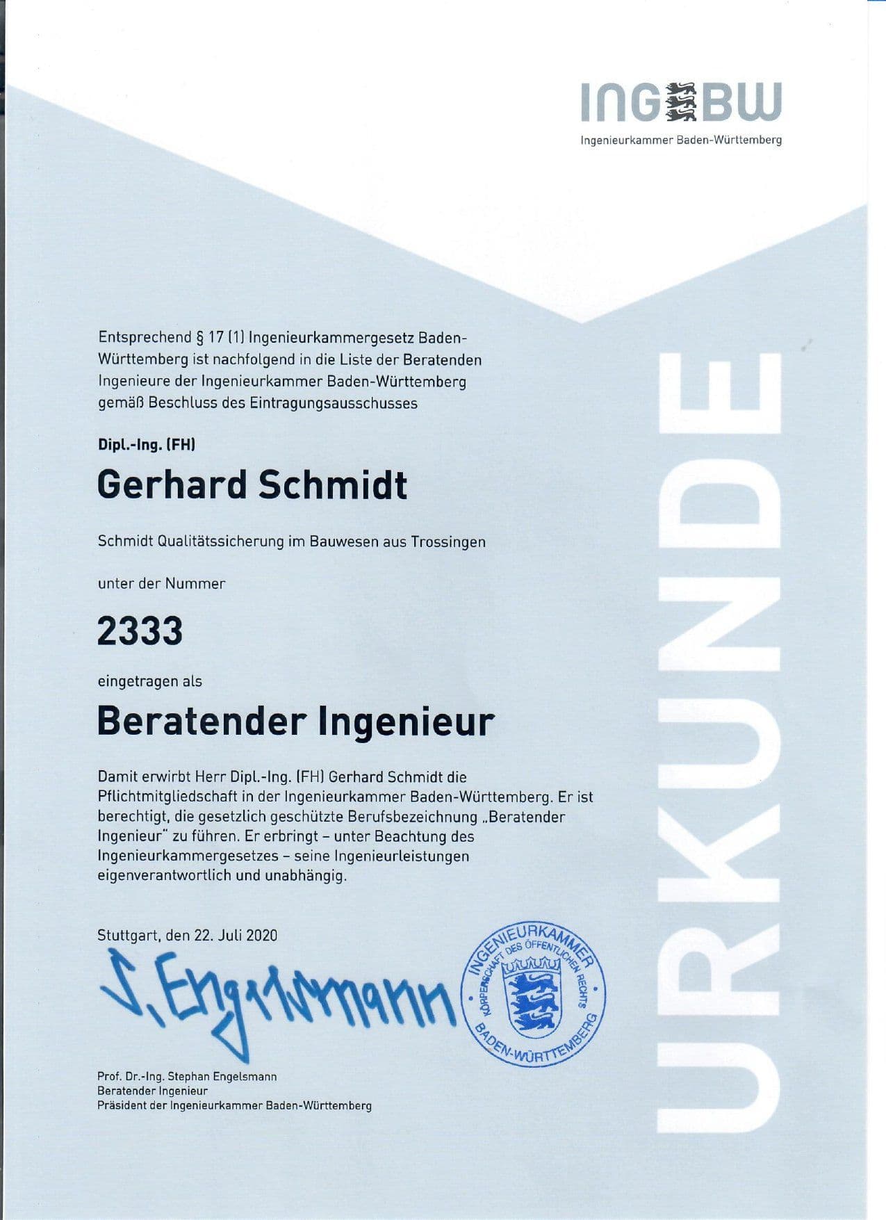 Beratender Ingenieur